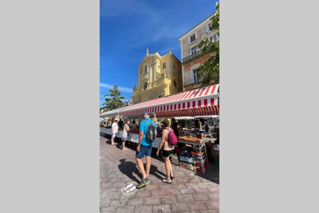 Spacious 3 Bedroom Flat Nice Center - Magnificent View-Parking Екстер'єр фото