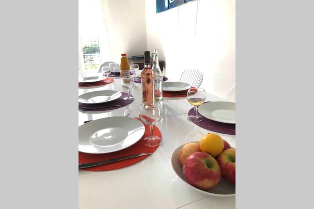 Spacious 3 Bedroom Flat Nice Center - Magnificent View-Parking Екстер'єр фото
