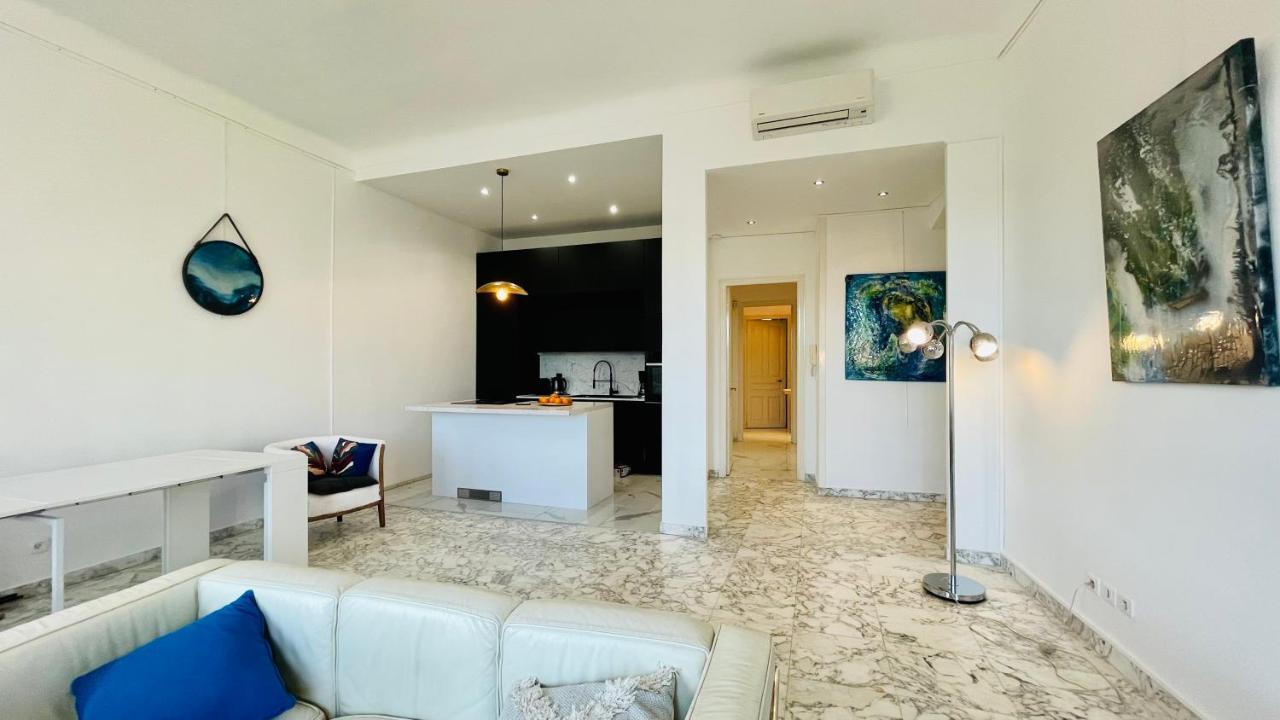Spacious 3 Bedroom Flat Nice Center - Magnificent View-Parking Екстер'єр фото