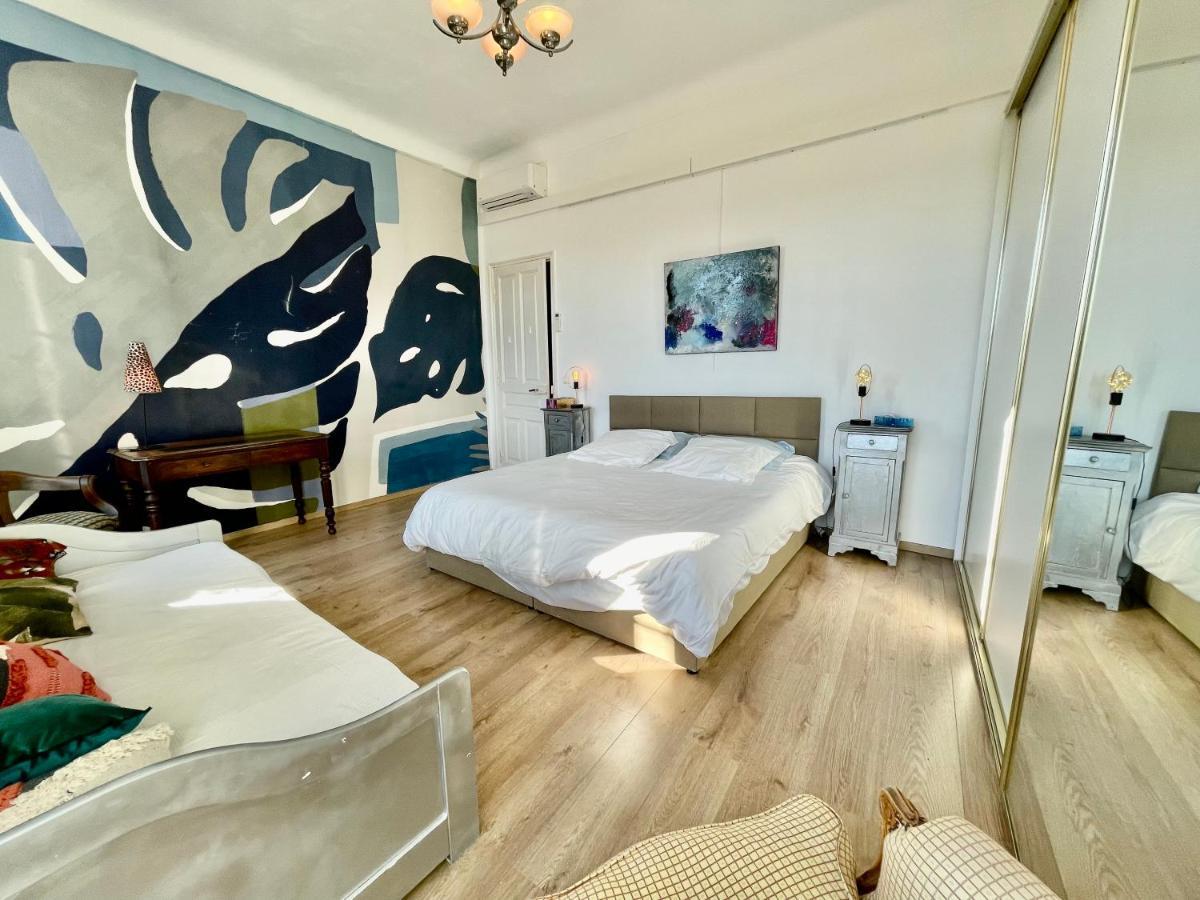 Spacious 3 Bedroom Flat Nice Center - Magnificent View-Parking Екстер'єр фото