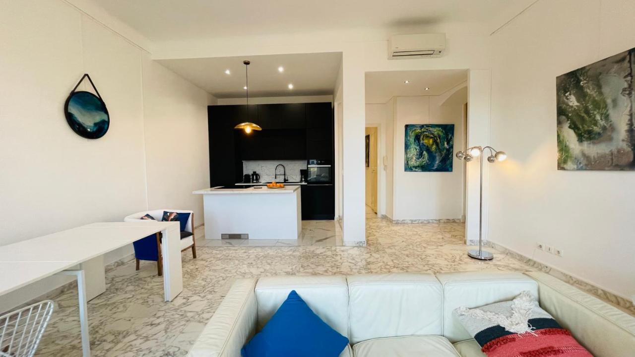 Spacious 3 Bedroom Flat Nice Center - Magnificent View-Parking Екстер'єр фото