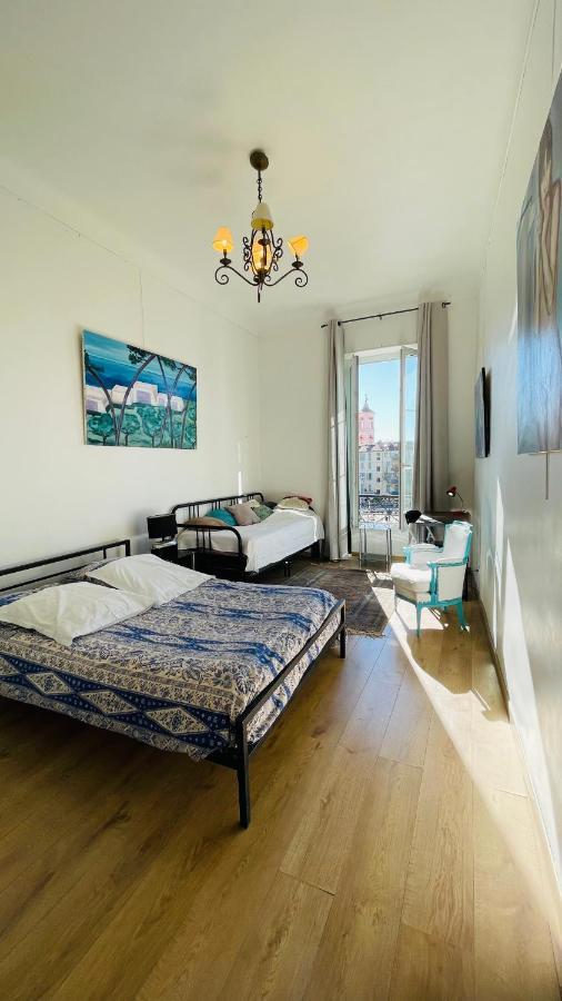 Spacious 3 Bedroom Flat Nice Center - Magnificent View-Parking Екстер'єр фото